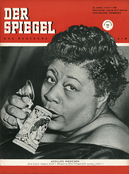 Singer Ella Fitzgerald (April 1953)